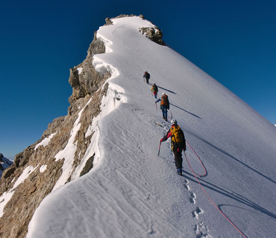 alpine climbing